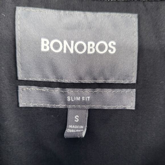 Bonobos Slim Fit Gray Quilted Shirt Jacket Shacket Long-sleeve Button-Up Men's S - Picture 7 of 8